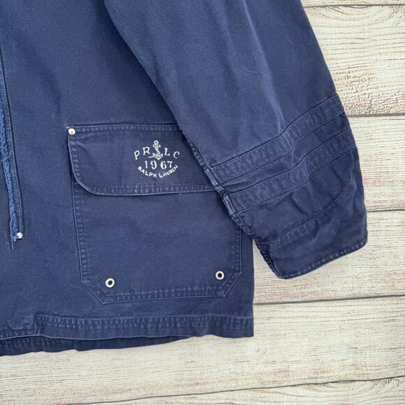 Vintage‎ Y2K Polo Ralph Lauren Distressed Marine Explorer Jacket Men's XL Blue - Picture 6 of 13
